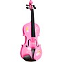 Rozanna's Violins Twinkle Star Pink Glitter Series Violin Outfit 4/4