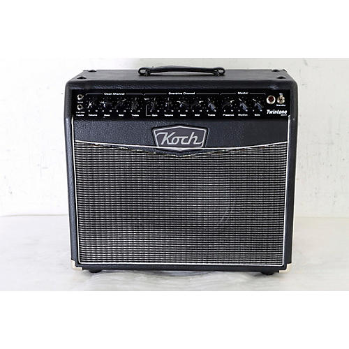 Koch Twintone III 50W 1x12 Tube Guitar Combo Amp Condition 3 - Scratch and Dent Black and Silver 194744929113