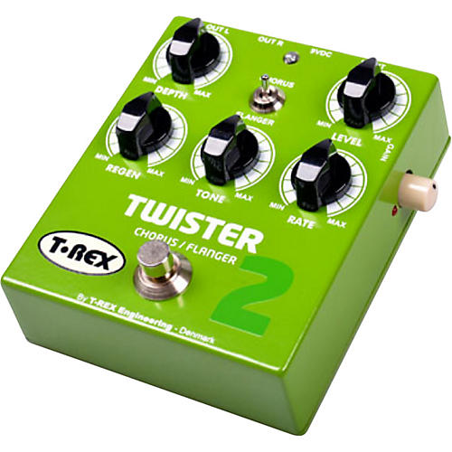 Twister 2 Stereo Chorus and Flanger Guitar Effects Pedal