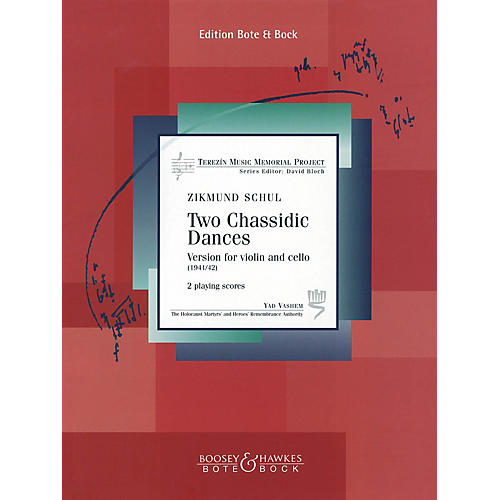 Hal Leonard Two (2) Chassidic Dances For Violin And Cello (1941/42) Terezin Memorial Project