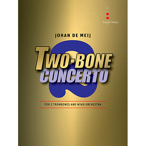 Amstel Music Two-Bone Concerto - 2 Trombones and Wind Orchestra (Includes Score Only)