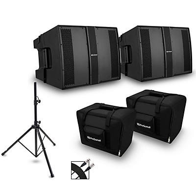 Presonus Two CDL10P Pole-Mounted Line Array Speaker Package