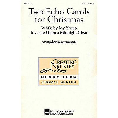 Hal Leonard Two Echo Carols for Christmas (SA/SA) SA/SA arranged by Nancy Grundahl