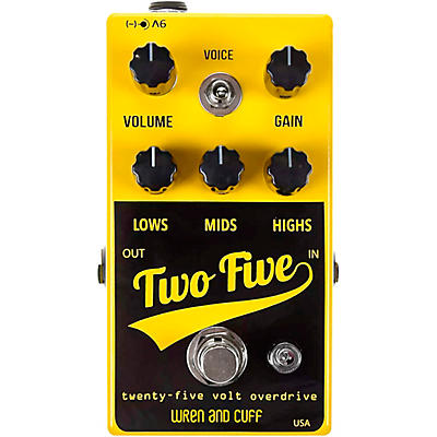 Wren And Cuff Two-Five 25V Drive-Boost Effects Pedal