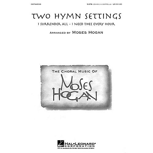 Hal Leonard Two Hymn Settings SATB DV A Cappella arranged by Moses Hogan