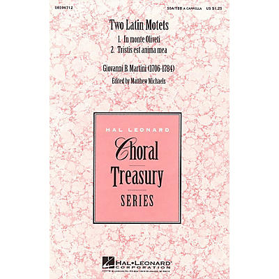 Hal Leonard Two Latin Motets SSA/TBB arranged by Matthew Michaels