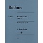 G. Henle Verlag Two Rhapsodies Op. 79 Revised Henle Music Folios Softcover by Johannes Brahms Edited by Katrin Eich