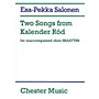 CHESTER MUSIC Two Songs from Kalender Rod SSAATTBB