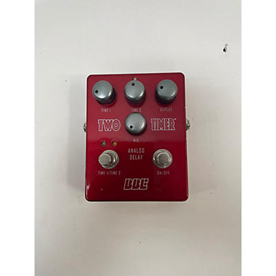 BBE Two Timer Dual Analog Delay Effect Pedal