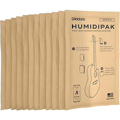 D'Addario Two-Way Humidification Replacement 12-Pack