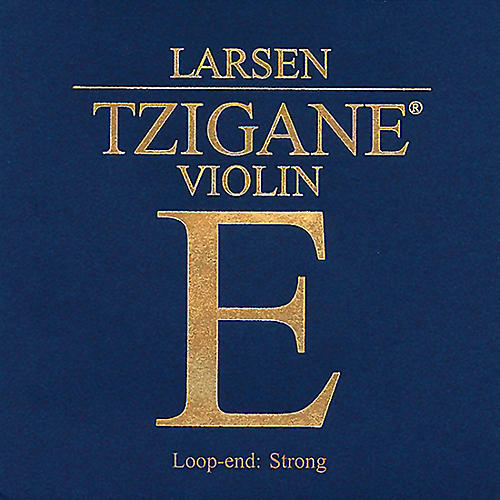 Larsen Strings Tzigane Violin E String 4/4 Size Carbon Steel, Heavy Gauge, Loop End