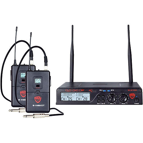 U-2100 GT - Dual Channel UHF Wireless Guitar/Instrument System