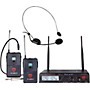 Nady U-2100 HM/GT - Dual 100 Channel Wireless Instrument and Headmic System Band A and B