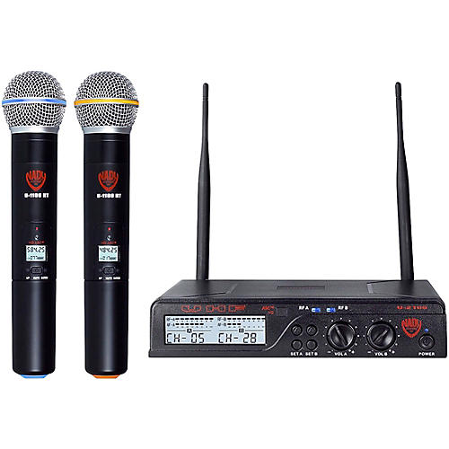 U-2100 HT - Dual 100 Channel UHF Handheld Wireless Microphone System