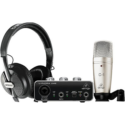 Behringer U-PHORIA STUDIO Complete Recording/Podcasting Bundle