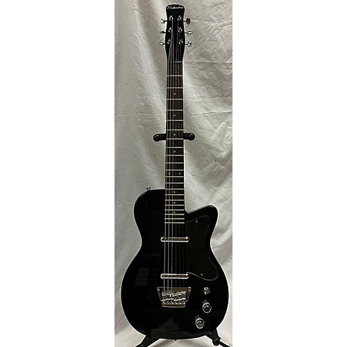 Silvertone U2 Solid Body Electric Guitar Black