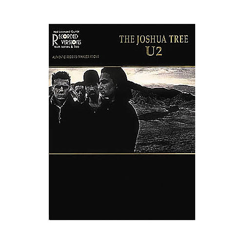 U2 The Joshua Tree Guitar Tab Book