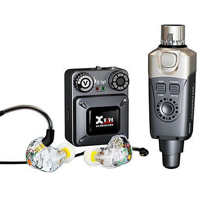 Xvive U4 In-Ear Wireless System With T9 In-Ear Monitors & CU4 Carry Case