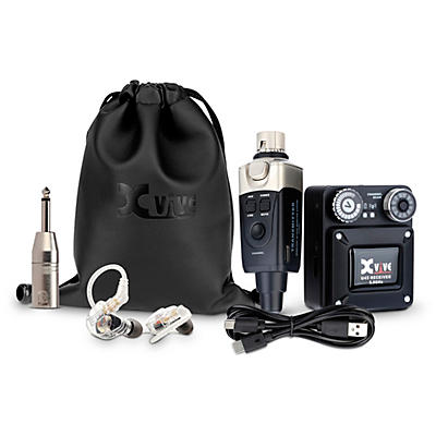 Xvive U45 Black In-Ear Wireless System with CTM 110 IEMs