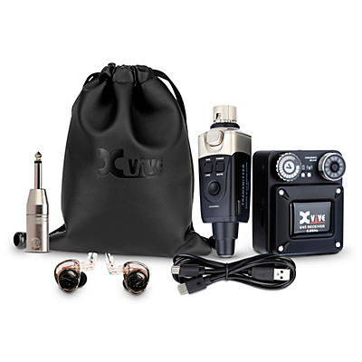 Xvive U45 Black In-Ear Wireless System with JH Audio Jessie IEMs