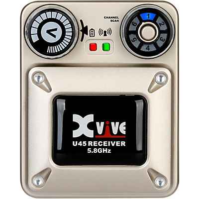 Xvive U45R Wireless In-Ear Monitor Receiver, 5.8GHz -