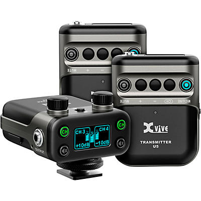 Xvive U5T2 Dual-Channel Wireless System for Lavalier Microphone and Audio Devices