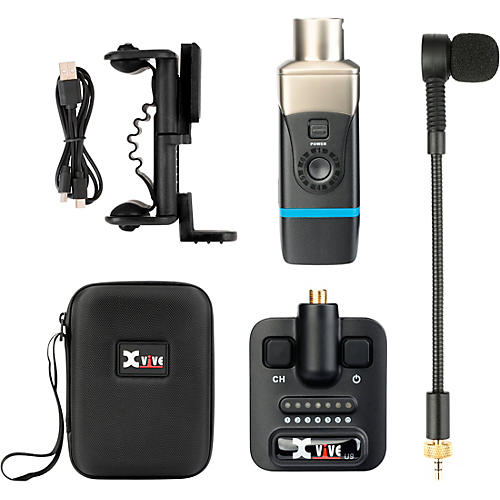 Xvive U9 violin wireless system Black