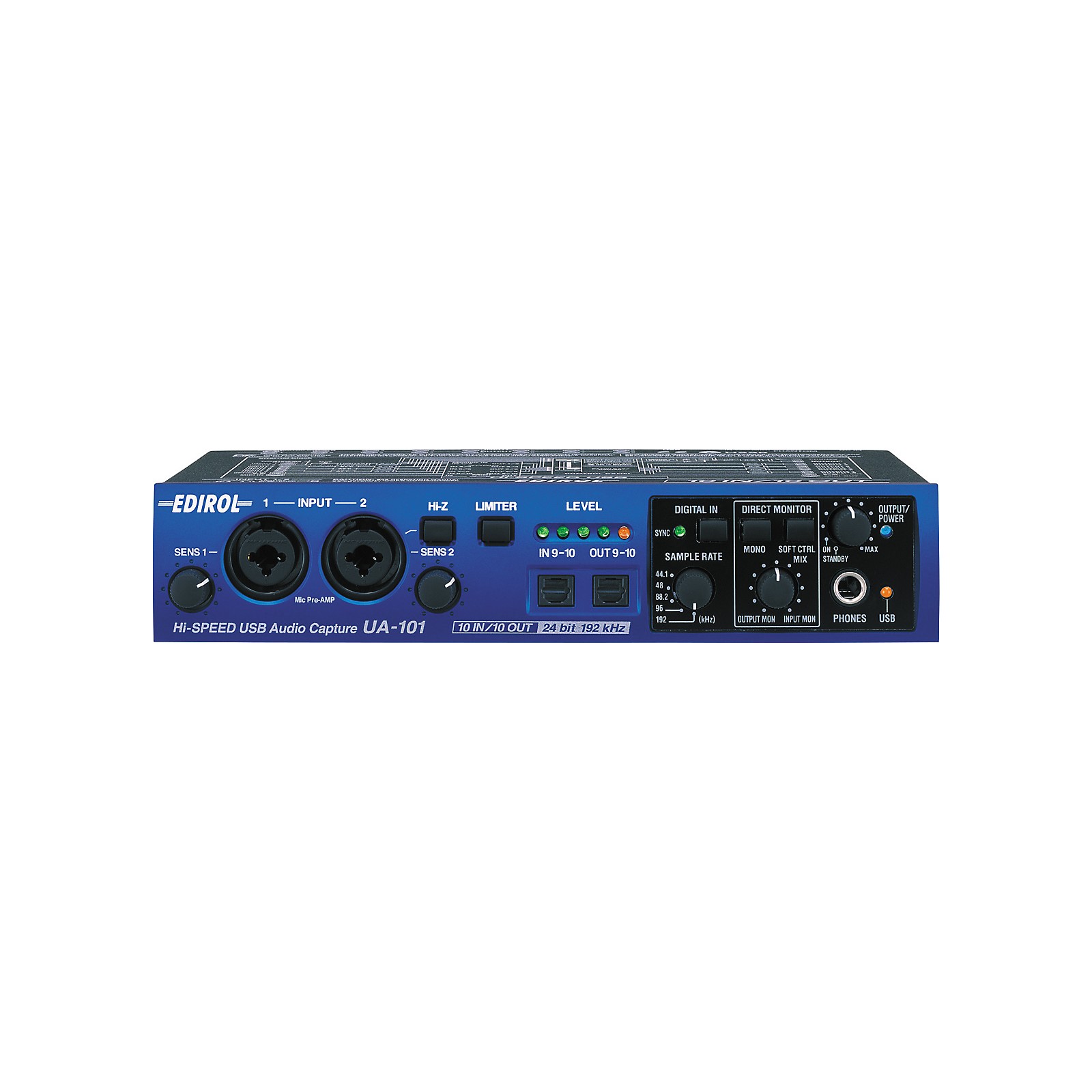Edirol UA101 USB 2.0 Computer Recording Interface Musician's Friend