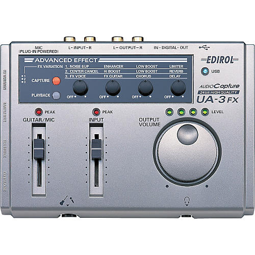 UA-3FX USB Audio Capture and Playback Device