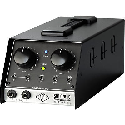 Universal Audio UA-S610 SOLO/610 Classic Vacuum Tube Microphone Preamp and D.I. Box