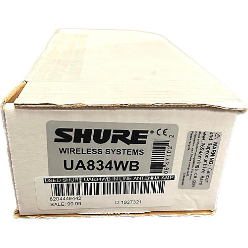 Shure UA834WB IN LINE ANTENNA AMP BOXED