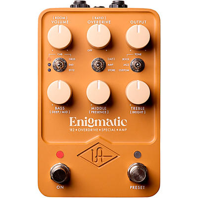 Universal Audio UAFX Enigmatic '82 Overdrive Special Amp Effects Pedal