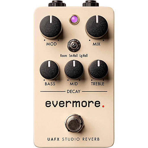 Universal Audio UAFX Evermore Studio Reverb Effects Pedal Condition 1 - Mint White