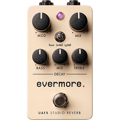 Universal Audio UAFX Evermore Studio Reverb Effects Pedal White