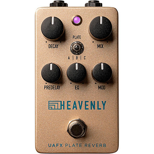 Universal Audio UAFX Heavenly Plate Reverb Effects Pedal Condition 1 - Mint Gold