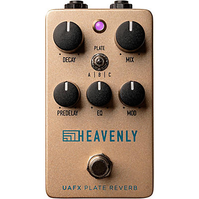 Universal Audio UAFX Heavenly Plate Reverb Guitar Effects Pedal -