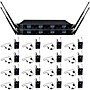 VocoPro UDX-PLAY-16 Digital UHF PLL Wireless Headset Microphone System - 16 Headsets