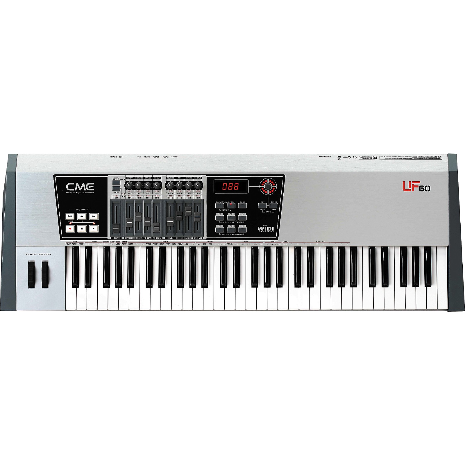 CME UF60 61Key Master Keyboard MIDI Controller Musician