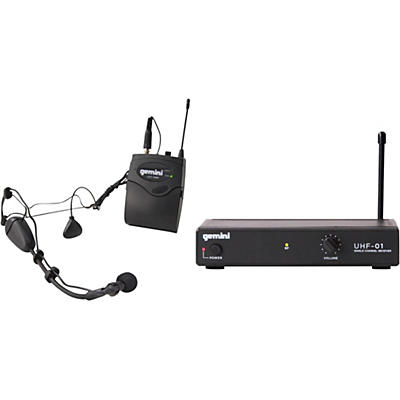 Gemini UHF-01HL Wireless Headset/Lavalier Combo System