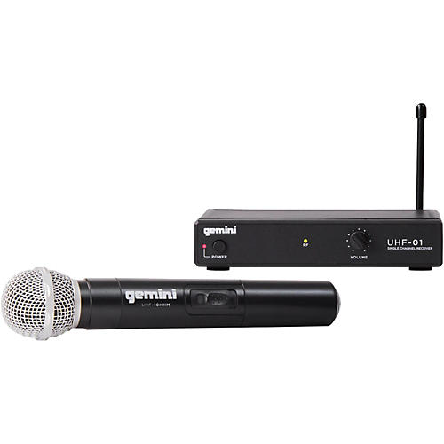 Gemini UHF-01M Wireless Handheld Microphone System F3