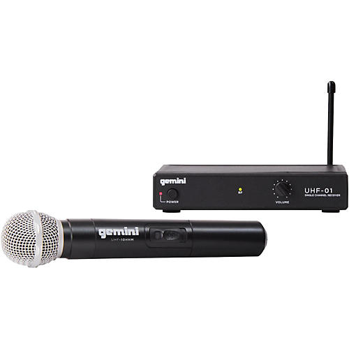 Gemini UHF-01M Wireless Handheld Microphone System Condition 1 - Mint F1