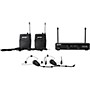 Gemini UHF-02HL 2-Channel Wireless Headset/Lavalier Combo System S12