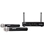 Gemini UHF-02M 2-Channel Wireless Handheld Microphone System, 517.6/521.5MHz S34