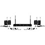 Gemini UHF-04HL 4-Channel Wireless Headset/Lavalier Combo System, 517.6/521.5/533.7/537.2mHz S1234