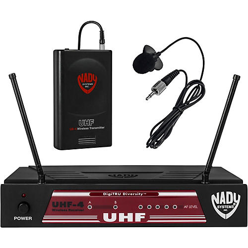 Nady UHF-4 Lavalier Wireless System Condition 1 - Mint Band 11