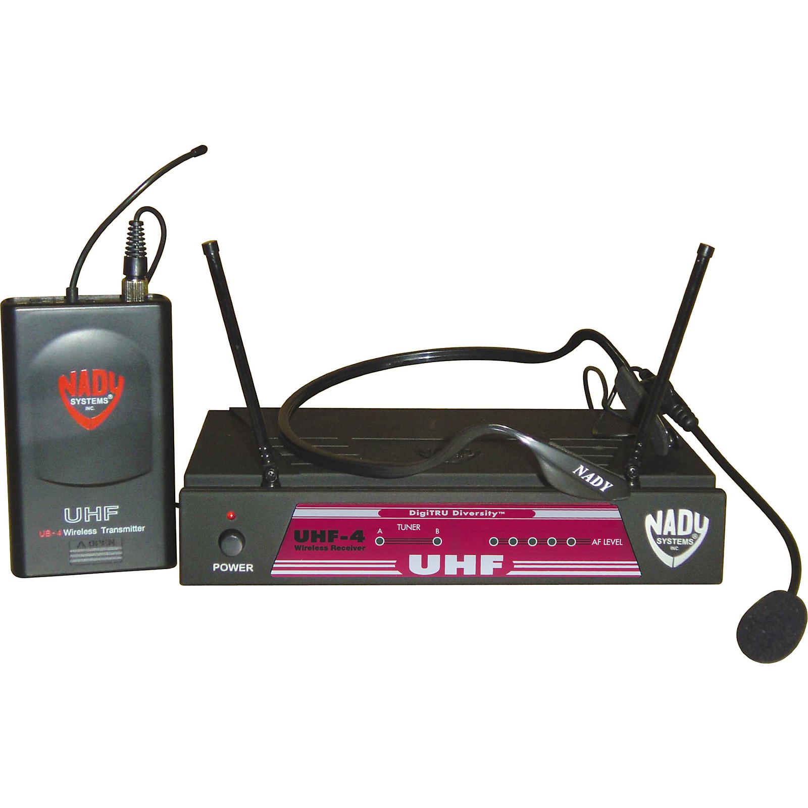 Nady UHF4 UHF Headset Wireless Microphone System Musician's Friend