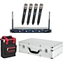 VocoPro UHF-5800 Plus 4-Mic Wireless System With Mic Bag Band 9