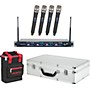 Vocopro UHF-5800 Plus 4-Mic Wireless System with Mic Bag Band 9