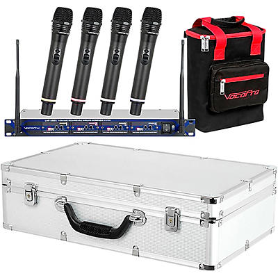 VocoPro UHF-5805 Plus Rechargeable Wireless System With Mic Bag