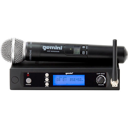Gemini UHF-6100M Single Handheld Wireless System Condition 2 - Blemished Regular 194744025440